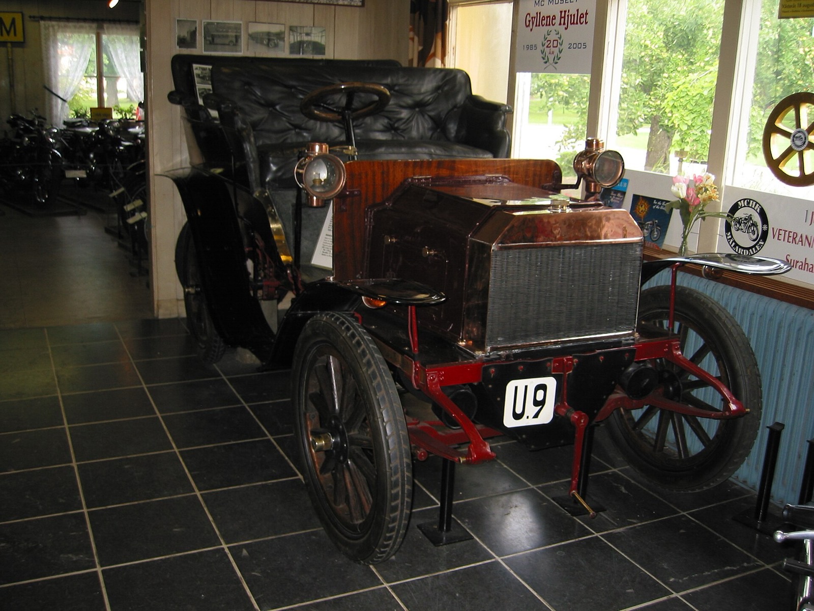 1903 model Vabis otomobili, müze sergisinde